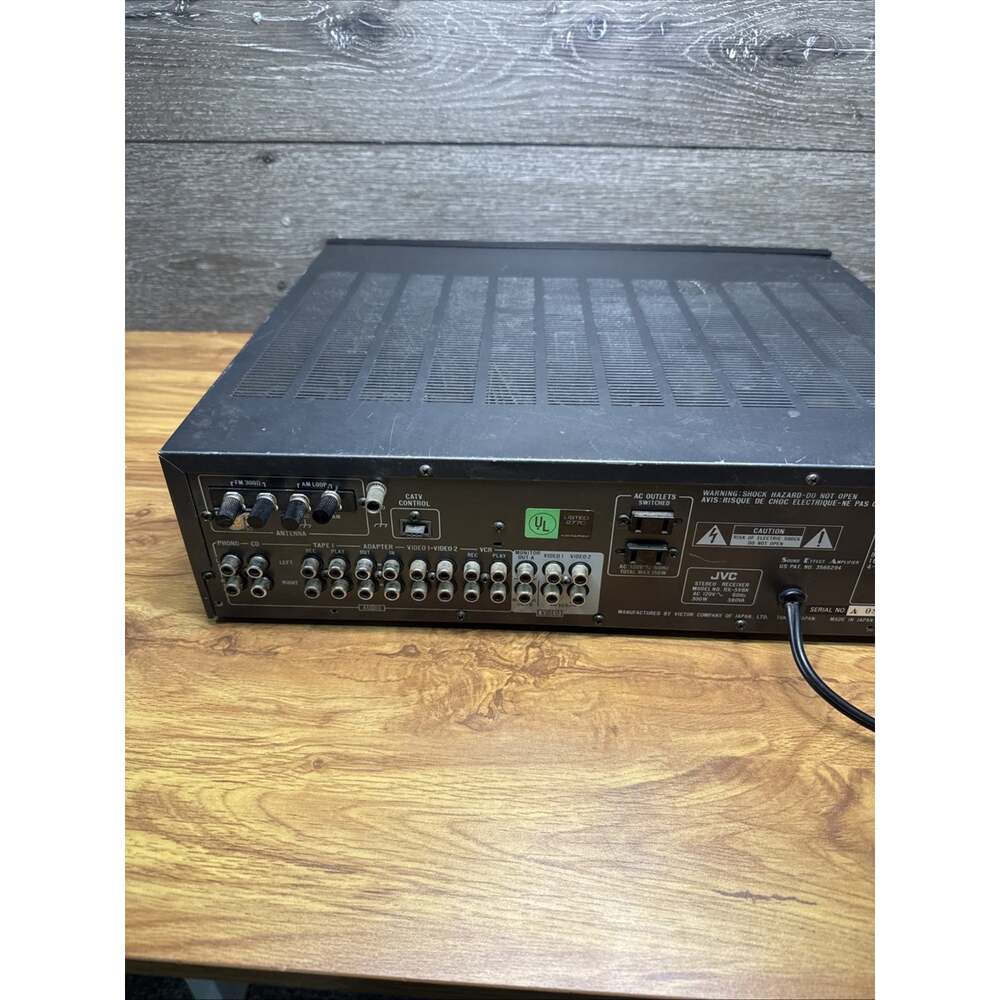 JVC RX-5V Computer Controlled Receiver FM/AM Dynamic Super A Works NO REMOTE - Picture 7 of 12